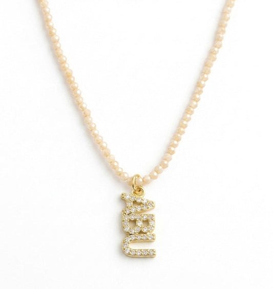 ABU CRYSTAL BEADED NECKLACE